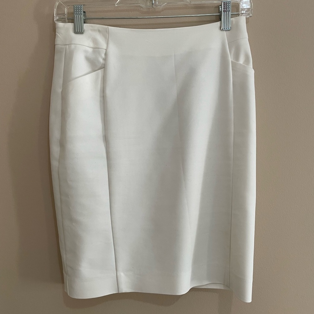H&M White Pencil Skirt